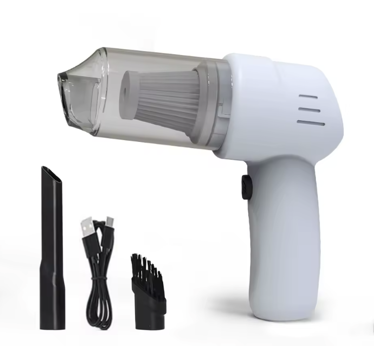 Ofertă Specială: 1+1 Gratuit-Mini Aspiratorul Auto cu 3 Capete și Port USB