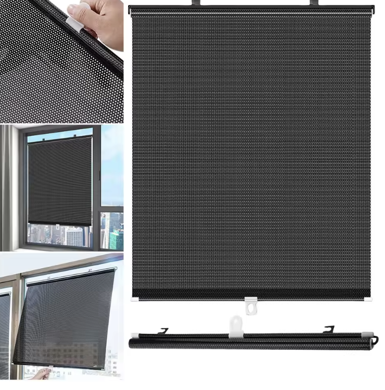 Jaluzele cu Ventuză – 1+1 CADOU, Dimensiuni 68 x 125 cm