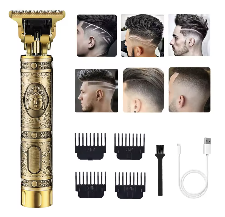 Promoție 1+1 CADOU: Mașină Profesională Viking X pentru tuns și contur, autonomie 2 ore + 4 capete bonus