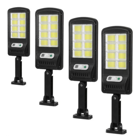 Set 4x Lampi Solare Stradale 90W LED Astro by Innova, 160 LED COB, Senzor, Telecomandă, IP66, Cadou + Garanție 3 Ani