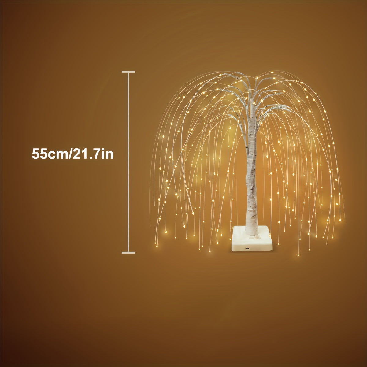Pom Decorativ  de Crăciun cu LED-uri