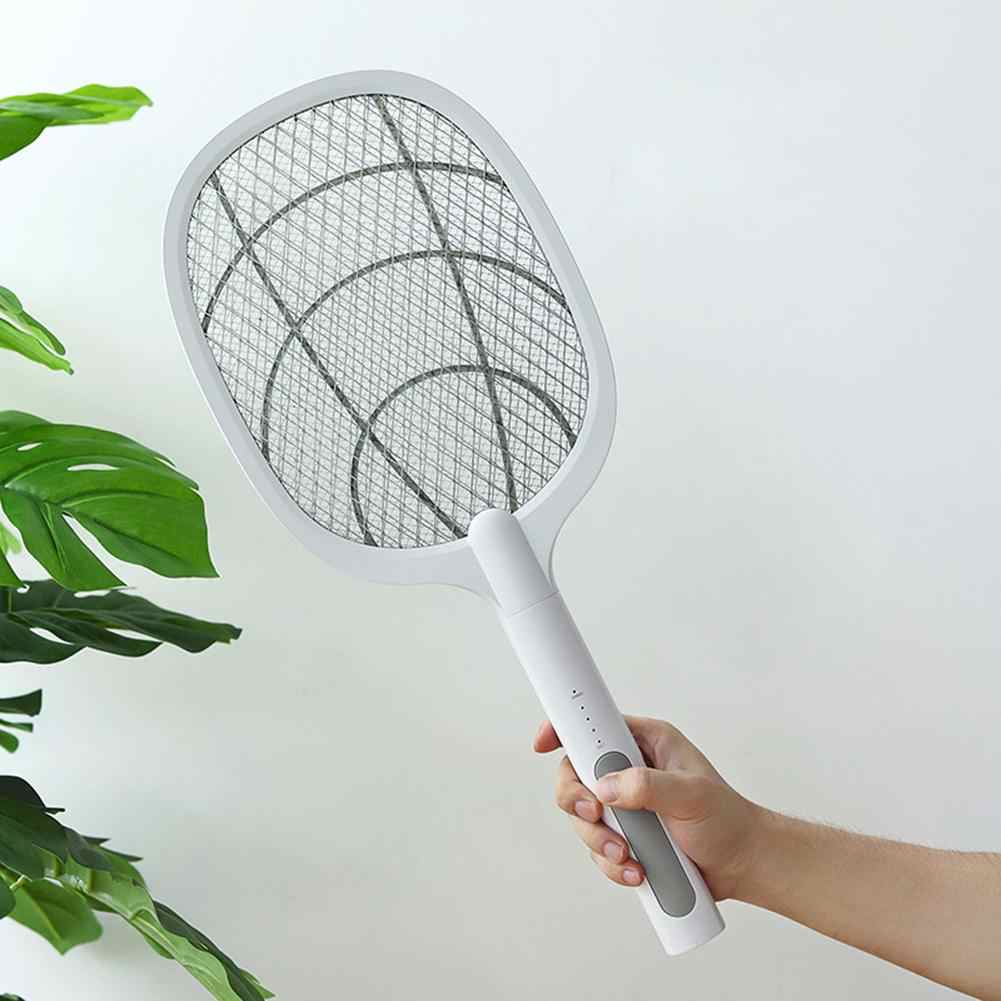 1+1 CADOU Paleta electrica reincarcabila anti tantari, insecte, cu suport si USB