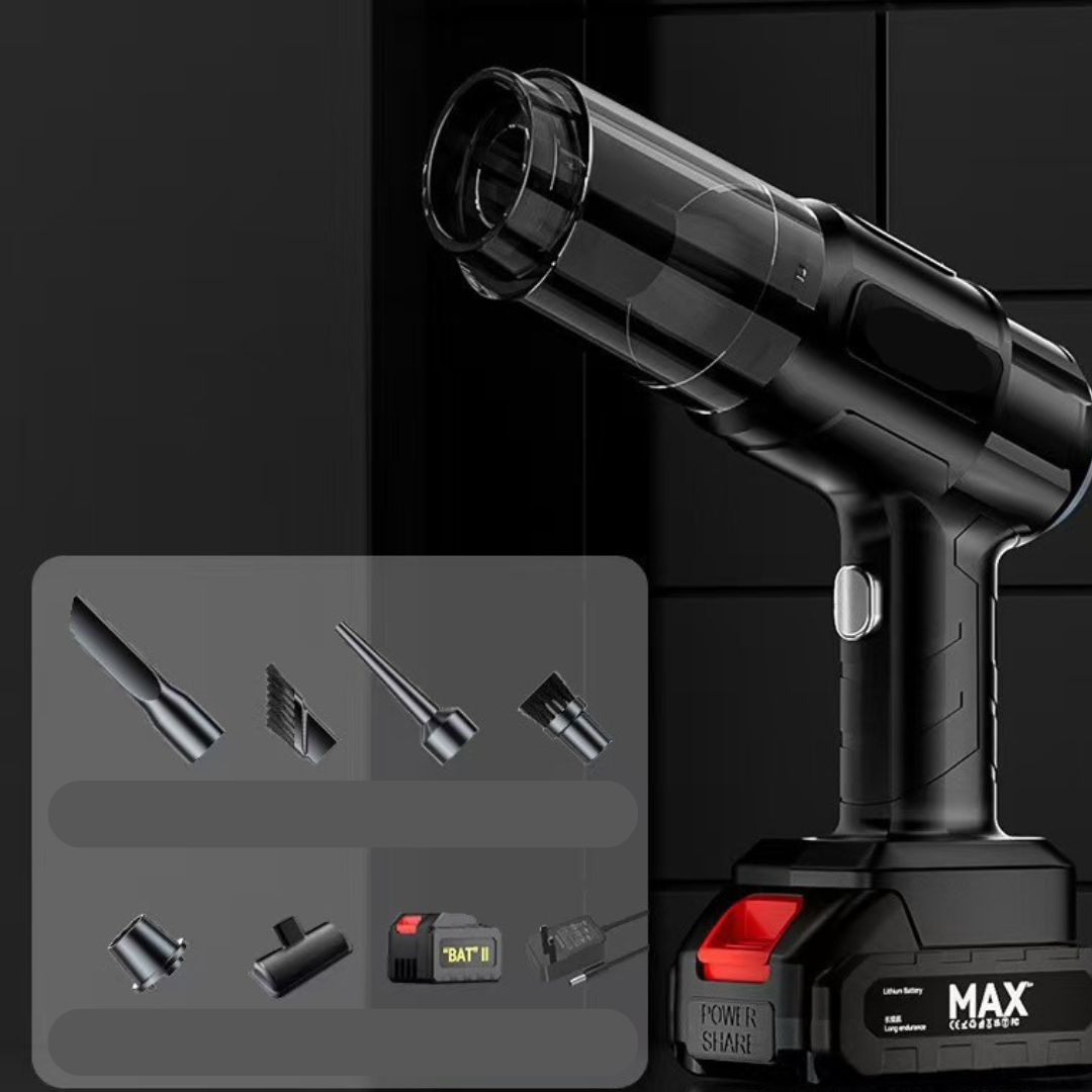 Aspirator portabil Titan 3‑în‑1, 18000PA – reîncărcabil, funcție suflare și absorbție, pentru casă, mașină și birou