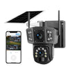 Camera Supraveghere Solara Dubla INNOVA 4G , 6MP , Full HD, PTZ 360°, card 64GB CADOU baterie 12000mAh, vedere nocturna, audio bidirectional, O-KAM PRO, 3 ani garantie