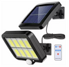 Set 4x Lampi Solare T9 INNOVA Smart Home, 160 LED COB, 8 Cadrane, Senzor Miscare, Panou Detașabil, IP66 + Telecomandă, Cadou + Garanție 3 Ani