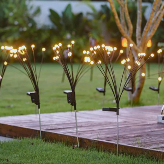 Set 8 x Lampa Solara Magia Licuricilor , Decoratiune de Gradina, LED, Lumina Calda